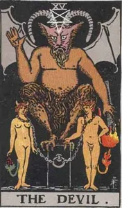 The Devil, classic RWS illustration