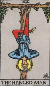 The Hanged Man, classic RWS illustration
