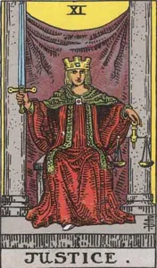 Justice, classic RWS illustration