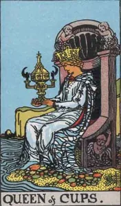 Queen of Cups, classic RWS illustration